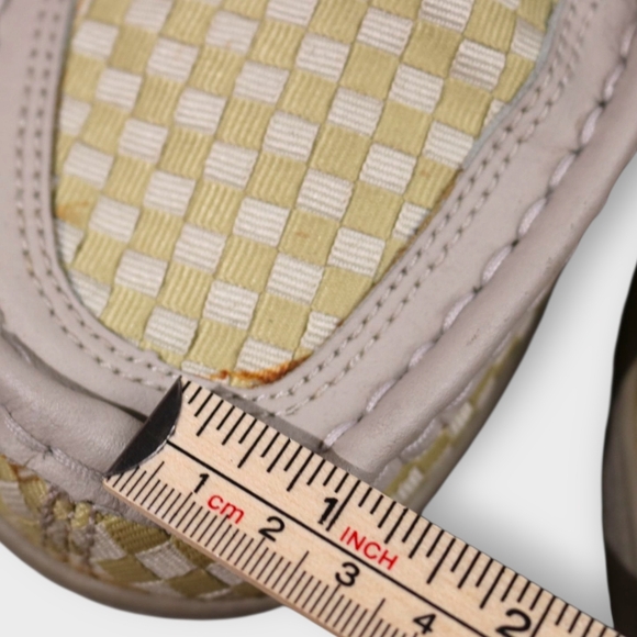 RARE IPATH Shoes Mens 13 YELLOW Skate Woven Upper Rubber Chukka Checkered Catkin - Picture 9 of 13